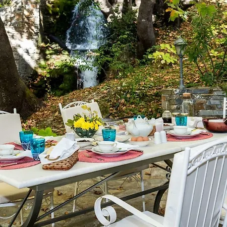 Villa Waterfalls With Breathtaking Aegean View Pilion