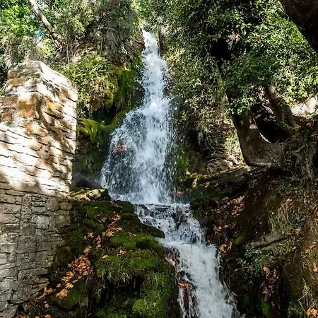 Villa Waterfalls With Breathtaking Aegean View